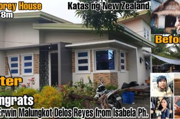 OFW SIMPLE HOUSE 10X8m 4BR 2STOREY HOUSE | CONGRATS SIR ERWIN DELOS REYES |  KATAS NG FURNITURE