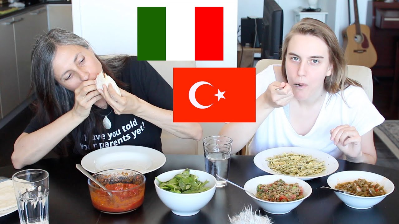 Turkish & Italian Mukbang Turkish & Italian Mukbang