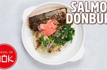 Super Tasty Salmon Donburi Recipe! | Wok Wednesdays