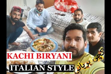 Kachi Biryani Italian Style | Pendu Team In Italy Milan Party Time With Friends