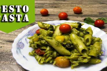 How To Make Pesto Pasta | Italian Penne Pasta With Pesto Sauce | Healthy Recipe