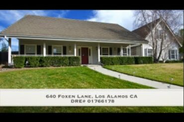 640 Foxen Lane, Los Alamos CA - Wine Country Retreat - Guided Virtual Tour