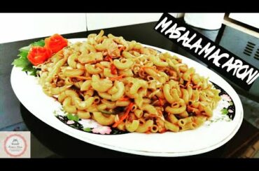 How To Make Masala Chicken Macaroni With Red Sauce | Italian Recipe - Maccheroni | Chicken Pasta