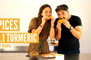 COOKING WITH SPICES AND HERBS | EP. 1 TURMERIC | 3 Easy Recipes with Turmeric | ENG SUB