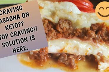 How to make Low Carb Lasagna| No Zucchini | No Noodles| Keto italian craving free.