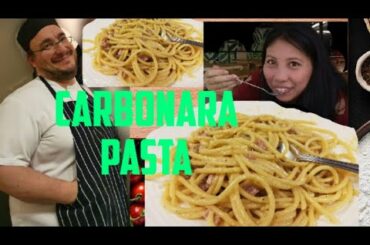 HOW TO MAKE CARBONARA PASTA ? ITALIAN RECIPE