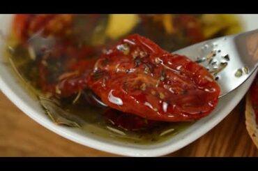 Delicious dried tomatoes Italian homemade