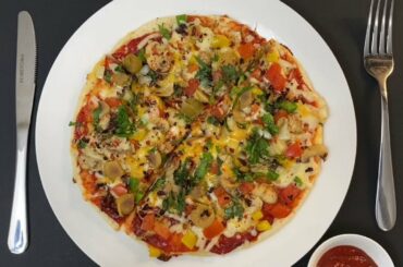 Cooking with Chaitali | Pizza - Quick style | Italian recipe