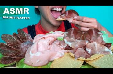 ASMR Italian food - SALUMI platter - extremely CRUNCHY - eating sounds, no talking - EATALIANASMR
