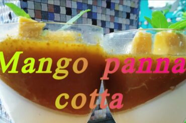 How to Make Mango Panna Cotta/Panna Cotta | Italian Dessert