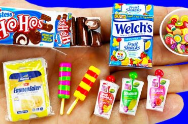 10 NEW DIY MINIATURE FOOD REALISTIC HACKS AND CRAFTS !!!