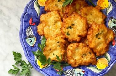 Nonna Eugenia's Cauliflower Patties -  Rossella's Cooking with Nonna