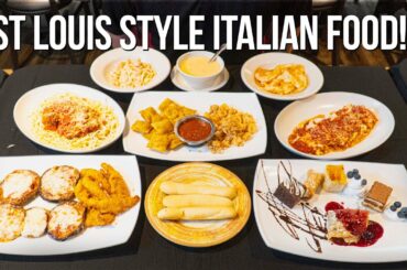 St Louis Italian Food Challenge w/ Toasted Ravioli, Lasagna, & Fish!!