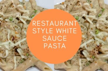 White sauce pasta - Whole wheat white sauce pasta - Italian food