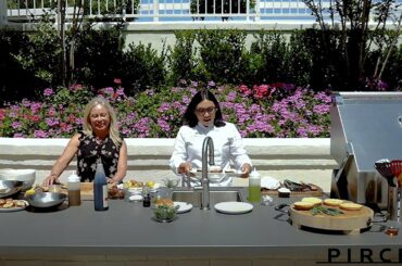 Cooking Demo: Italian Style Burgers, Roasted Veggie Salad, Grilled Brie Cheese ft. Hestan Grill