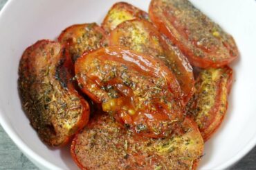 Oven Roasted Italian Tomatoes - SIMPLE and AMAZING!