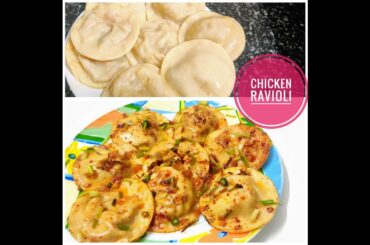 Chicken Ravioli | Chicken Snack | less oil Chicken Snack | Italian Chicken Ravioli | Chicken Starter
