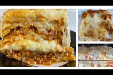Yummy Chicken Lasagna | Easy recipe | How to make Italian Style Lasagna.