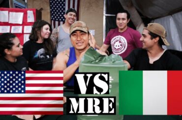 U.S. Military MREs vs Italian MREs Review by U.S. Air Force Security Forces (Meal Ready To Eat)