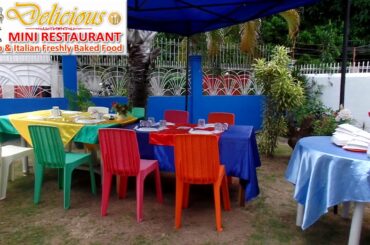 Italian and Filipino Delicious Food Mini Restaurant Dumaguete - Dining in the Garden