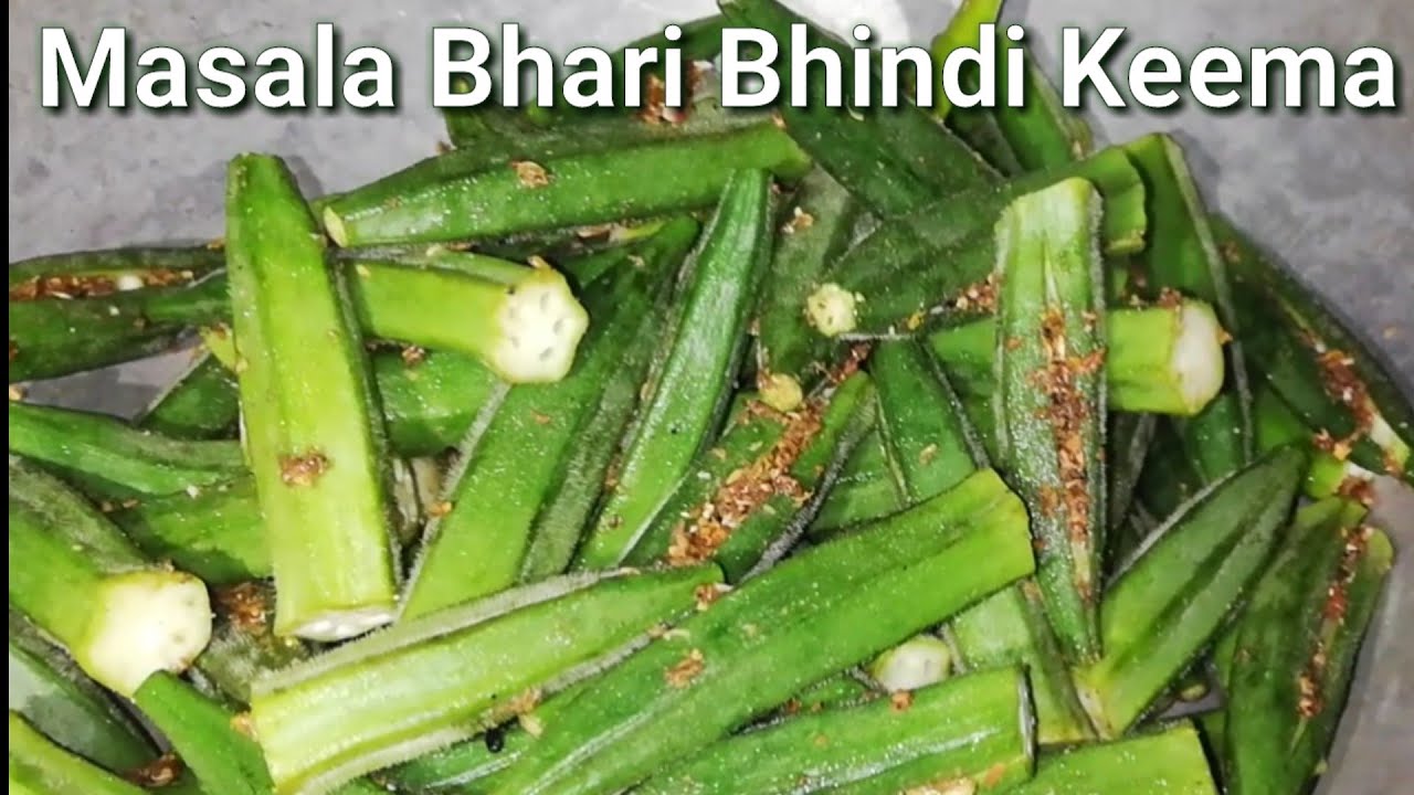 Masala Bhari Bhindi Keema | Masala Bhindi (Okra) Recipe | Cooking with Eman Abid Masala Bhari Bhindi Keema | Masala Bhindi (Okra) Recipe | Cooking with Eman Abid