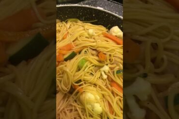 Thai noodles but Italian cooking style yum yum noodles 🍝 😍❤️😋