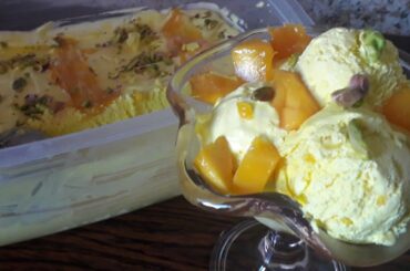 🥭🥭🥭Mango ice cream recipe 🥭🥭🥭 Home made ice cream only few ingredients Italian kitchen routine