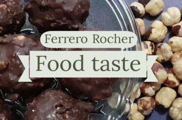 Homemade Ferrero Rocher Chocolate (فریرو روچر چاکلیٹ) Recipe in urdu/hindi | Food taste