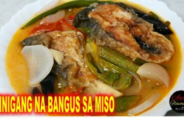 Milkfish in tamarind Miso Soup | How to Cook Sinigang na Bangus sa Miso
