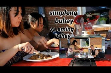 Simlpe Wedding Anniversary Dinner In Our Backyard