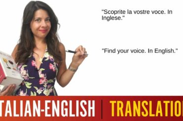 Italian to English Translation Services