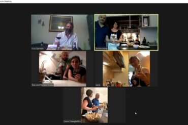 In the Kitchen with 3 Italians - Zoom Cooking Class and Italian Style Meetings