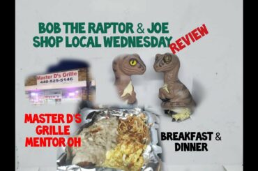 Master D's Grille Food Review Best Restaurants Mentor Ohio Visit Cleveland Bob the Raptor & Joe