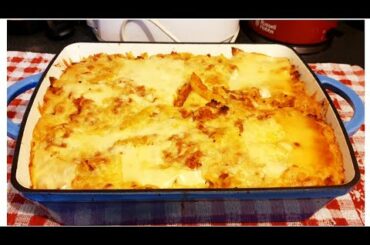 HOW TO MAKE CHEESY PASTA BAKE WITH TURKEY MINCE.(ITALIAN CUISINE).