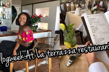 LIFE UPDATE +MY LA TERRAZZA EXPERIENCE , THE NEWEST ITALIAN RESTAURANT IN TOWN#laterrazza#vlogweek