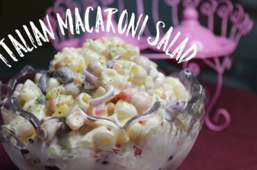 ITALIAN MACARONI SALAD |  Healthy Weight Loss Recipe