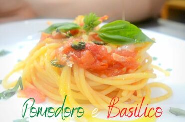 Pasta Pomodoro e Basilico | How to Cook Pasta | Easy Recipe | Italian Food [AUTHENTIC RECIPE]