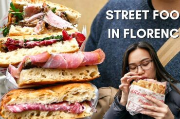 Italian Street Food! Most Famous Sandwich in Florence? + Traditional Tuscan Food