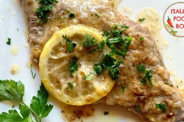 The ultimate Lemon Scaloppine Recipe - AUTHENTIC ITALIAN RECIPE!