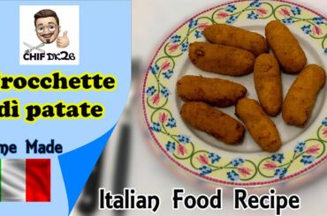 How to make Crocchette dì patate | Home made | Italian Food | Easy