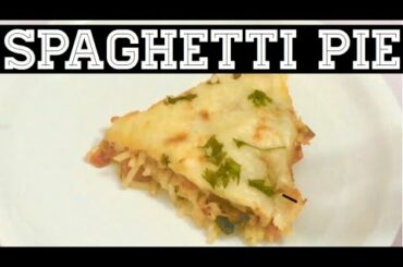Spaghetti Pie Recipe | Italian Comfort Food Baked Spaghetti