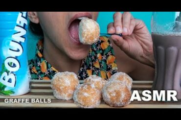 ASMR - Italian food - GRAFFA BALLS - Light CRUNCH - EATING SOUNDS (No talking) - MUKBANG