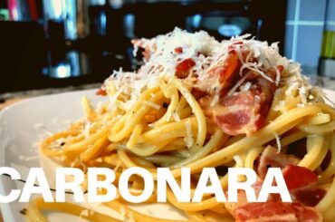 Creamy Spaghetti Carbonara with Bacon