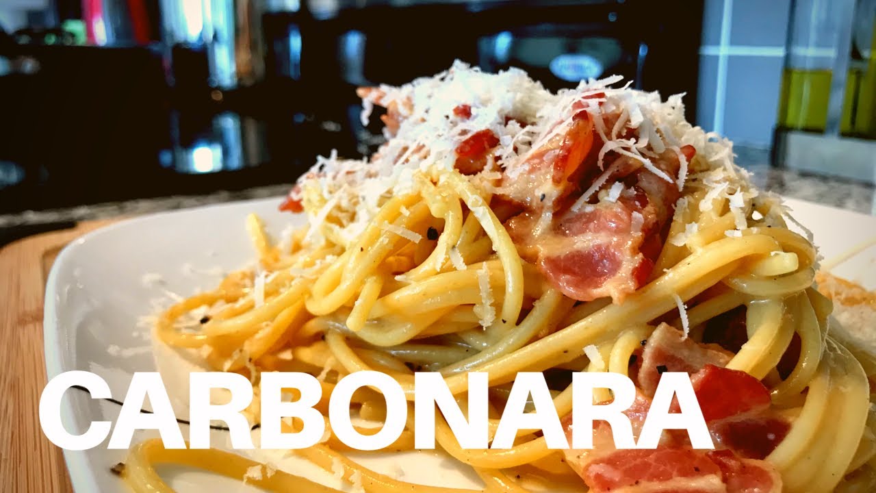 Creamy Spaghetti Carbonara with Bacon Creamy Spaghetti Carbonara with Bacon