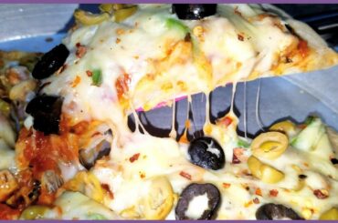 || Chicken Fajita Cheese Pizza || Easy Recipe || East West Kitchen ||