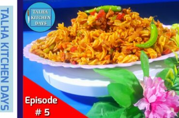 Italian Style Chicken Tikka (Veg) Pasta | By Talha Kitchen Days| Episode no: 5