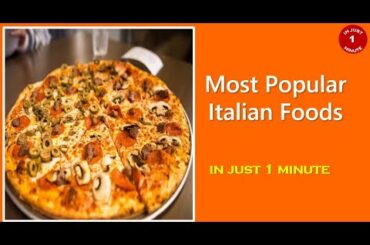 Most Popular Italian Foods