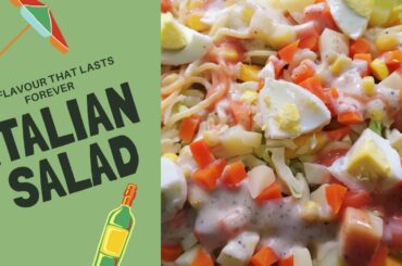 Italian Salad | Pizza hut style salad | Healthy recipe | Mama's Cater