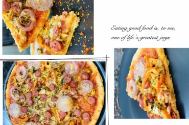 How to cook italian pizza 🍕 at home the simple way