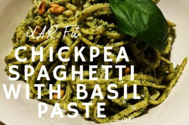 Chickpea Spaghetti With Basil Paste